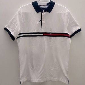 White Tommy Hilfiger polo T shirt